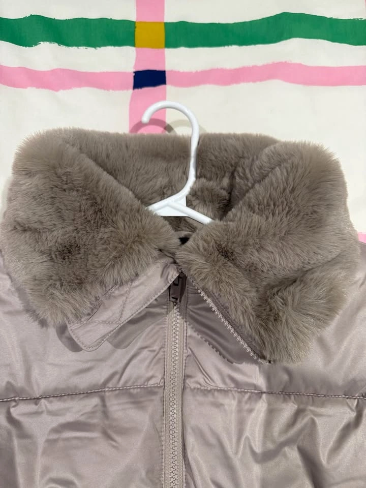 GAP Faux Fur Collar Puffer Jacket - photo 4