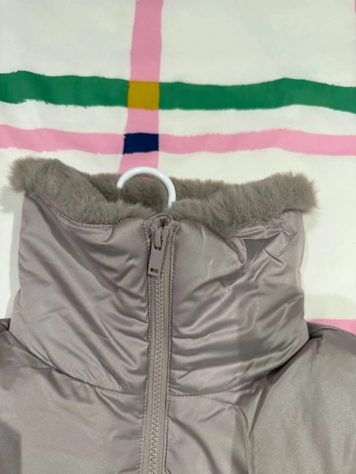 GAP Faux Fur Collar Puffer Jacket - photo 5