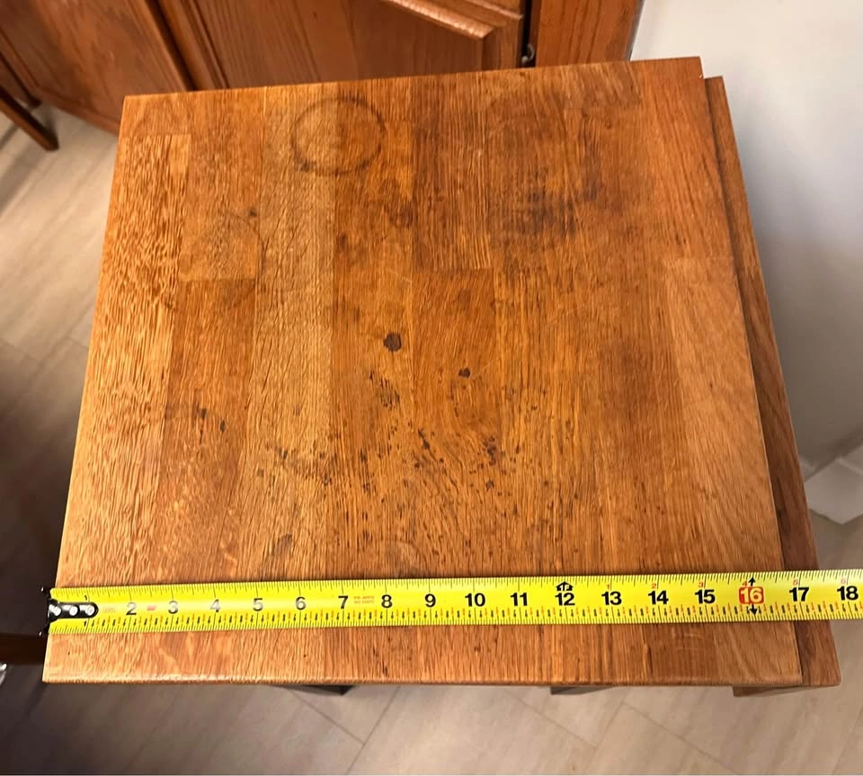 Kitchen Trolley Cart with drop-leaf wood top - photo 5