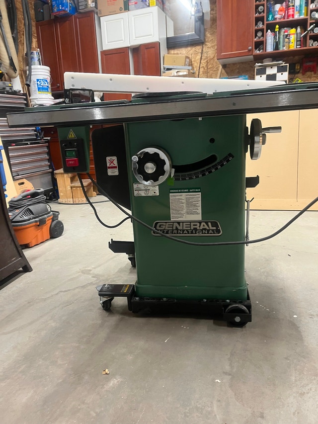 General 10 table saw - photo 2
