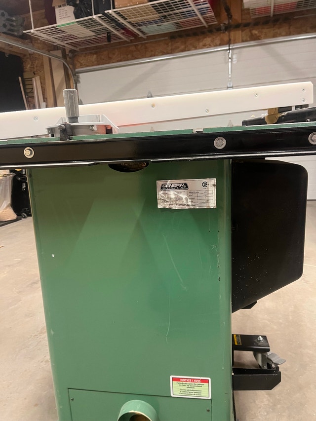 General 10 table saw - photo 3