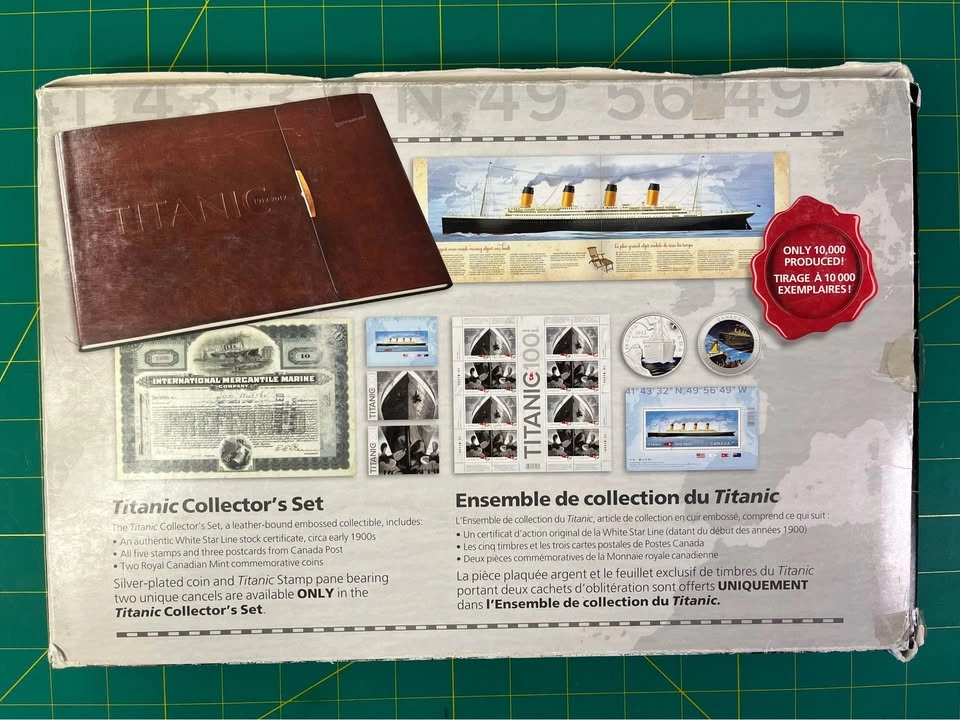 2012 Titanic Centennial Collector’s Set – Coins, Stamps & Stock - photo 2