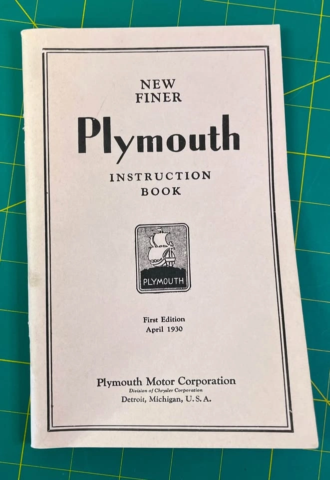 Vintage Plymouth Automobile Instruction Manuals 1929–1931 – Lot - photo 4