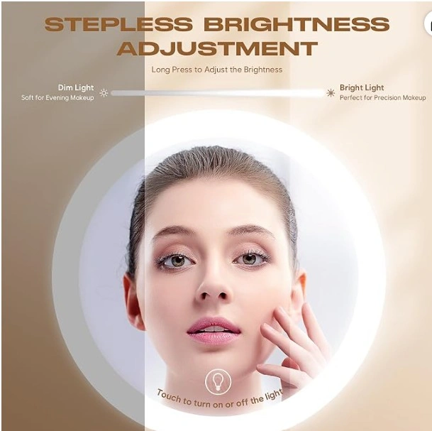 Brand new 9-Inch LED Makeup Mirror with 1X/20X Magnification - photo 4