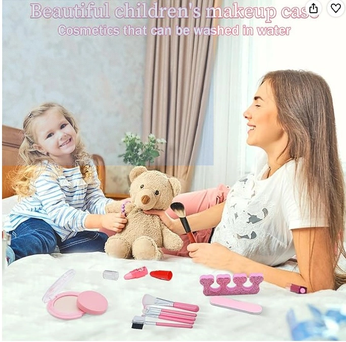 Brand new Kids Washable Makeup Kit for Girls – Pink Pretend Play - photo 3