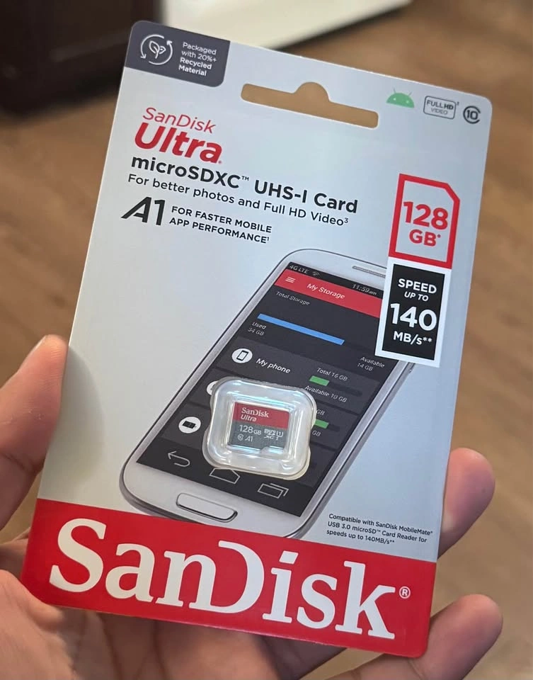128GB MicroSD Card, Memory Card, Storage Chip for Camera