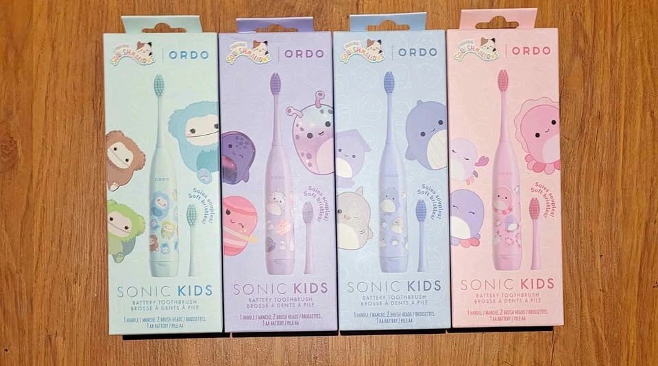 Ordo Sonic Kids Squishmallows Battery Toothbrushes