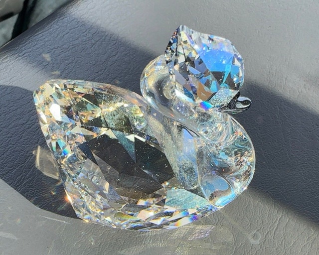 Swarovski Crystal Swan Figurine