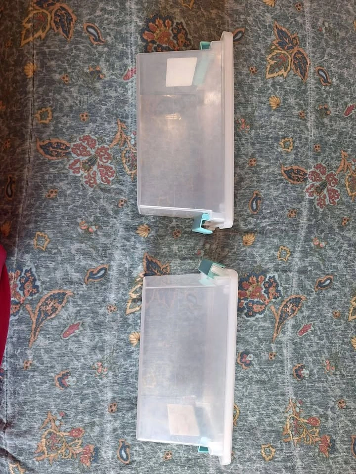Sterilite Clip Storage Boxes with Lids – Set of 2