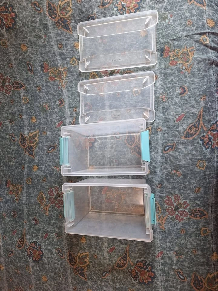 Sterilite Clip Storage Boxes with Lids – Set of 2 - photo 3