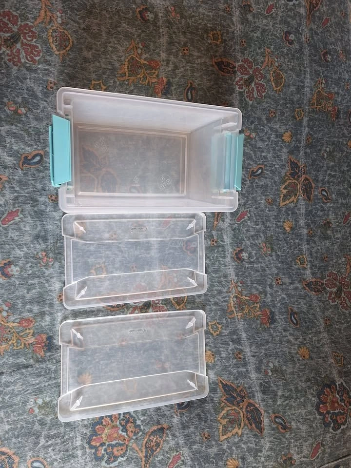 Sterilite Clip Storage Boxes with Lids – Set of 2 - photo 4