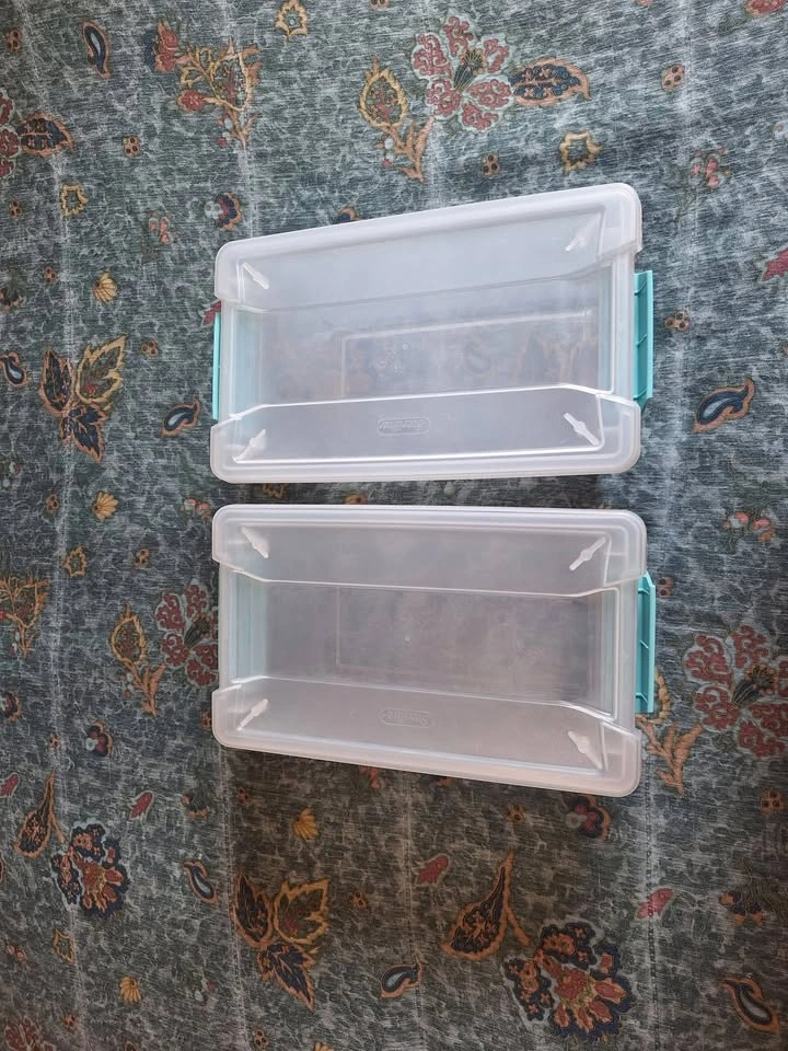 Sterilite Clip Storage Boxes with Lids – Set of 2 - photo 5