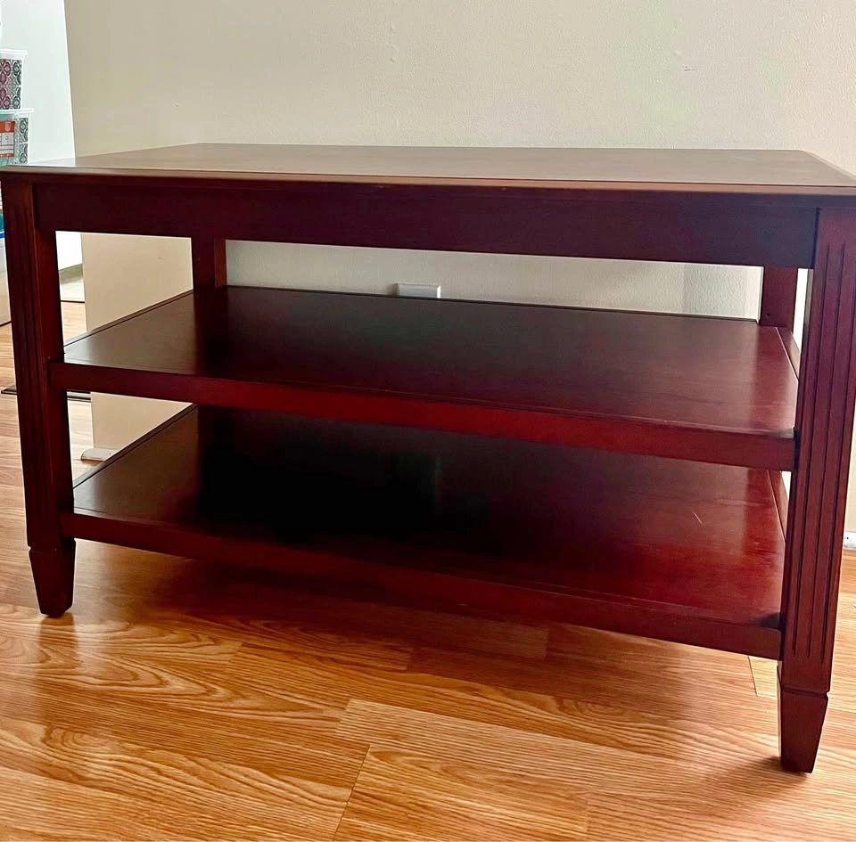 Wood Media Console