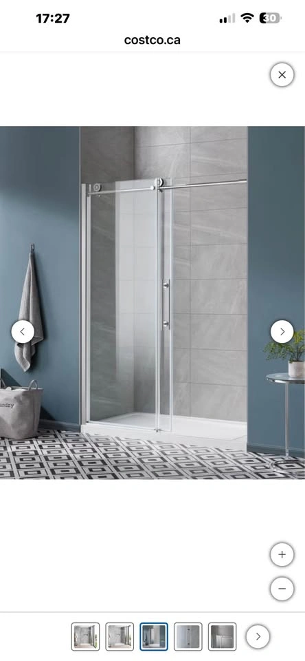 Glass Shower Door w/soft close - photo 2
