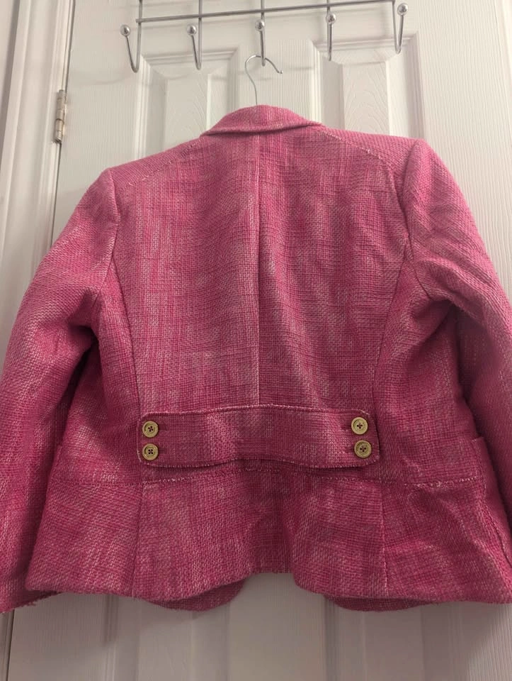 Juicy Couture Pink Tweed Blazer – Size L - photo 3