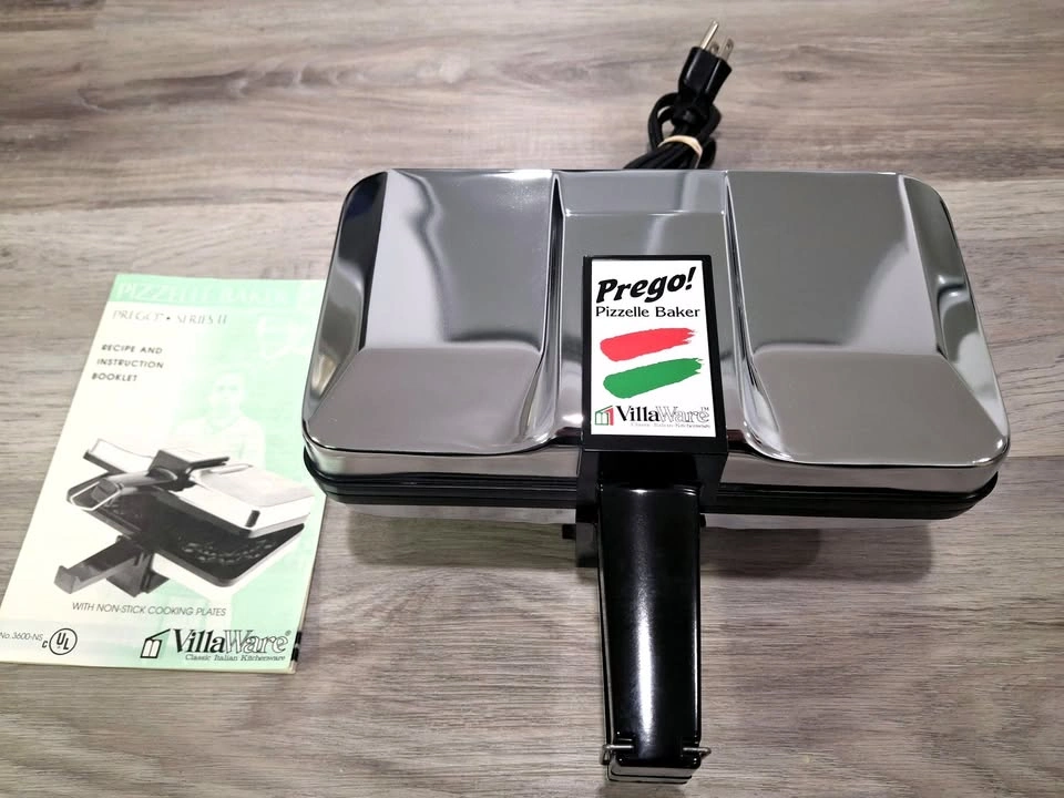 VillaWare Prego Pizzelle Baker 3600-NS – Italian Cookie Maker - photo 2
