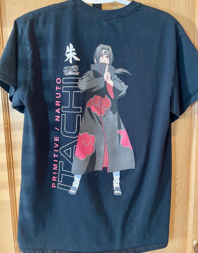 Medium Primitive Naruto Shippuden Itachi T-Shirt - photo 2
