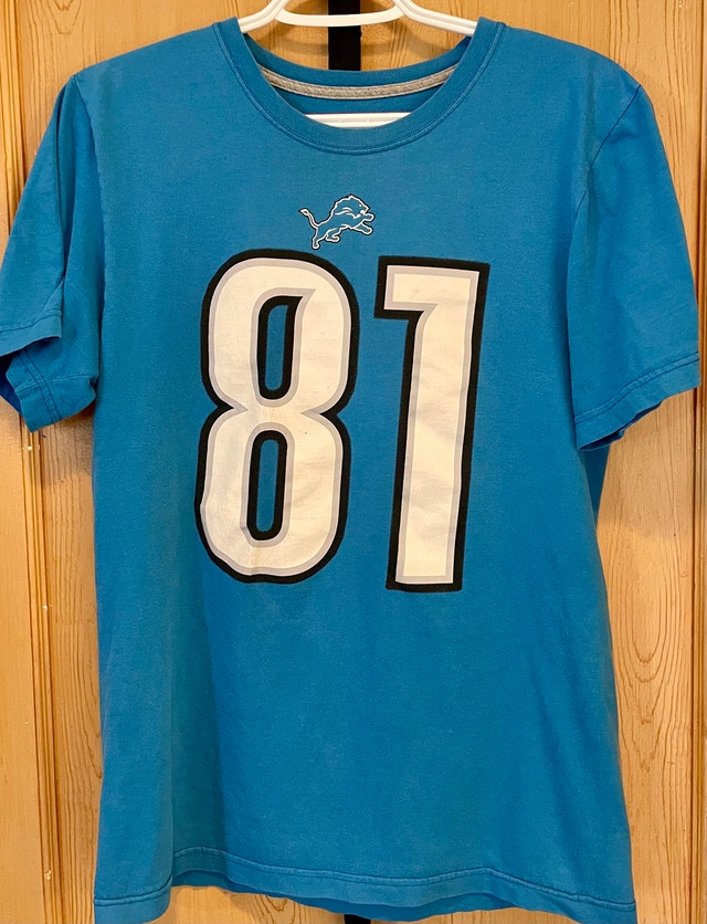 Small Nike Detroit Lions Calvin Johnson Jersey T-Shirt