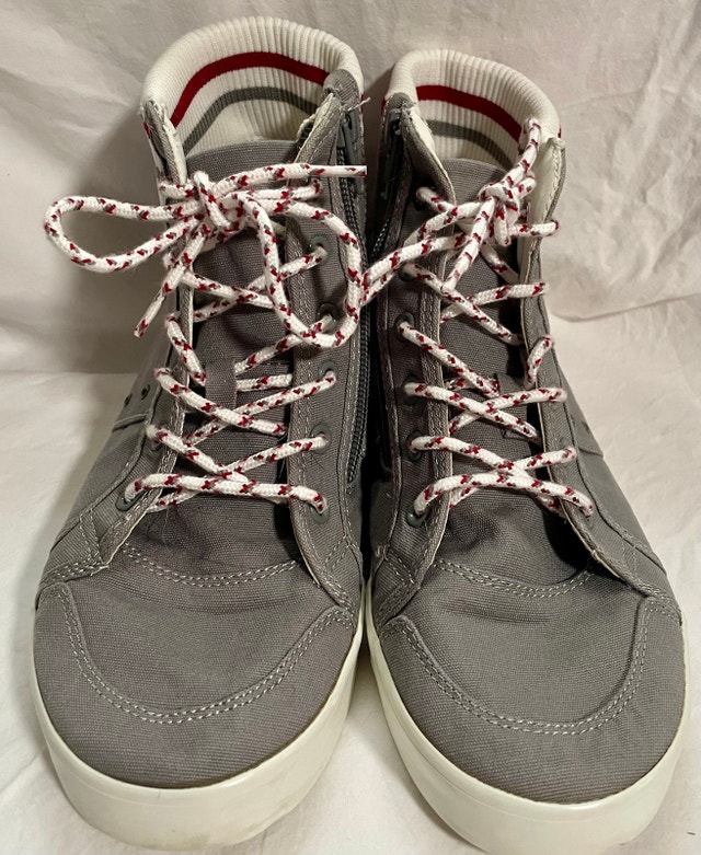 GAP Kids Size 5 High-Top Canvas Sneakers
