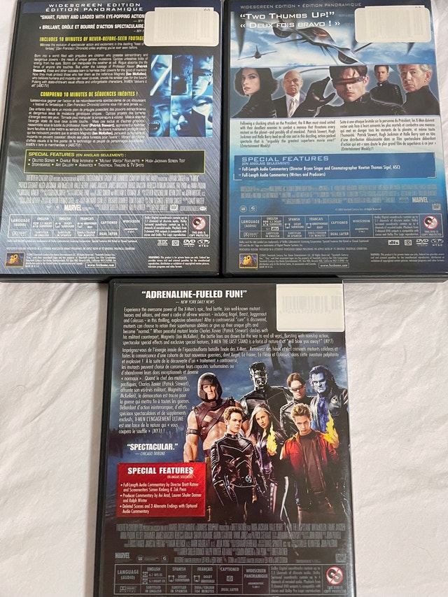 X-Men Trilogy 3-Movie DVD Box Set - photo 4