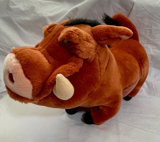 The Lion King Pumbaa Plush 12” Stuffed Animal - photo 2