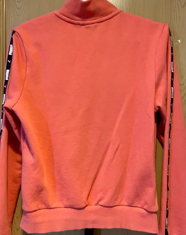 PUMA Medium Logo Tape Full-Zip Sweater - Like New - photo 2
