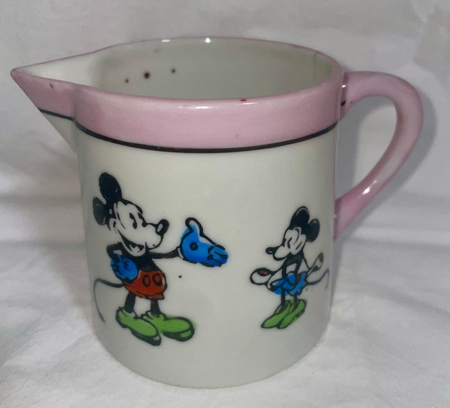 VTG Japanese Disney Ceramic Creamer
