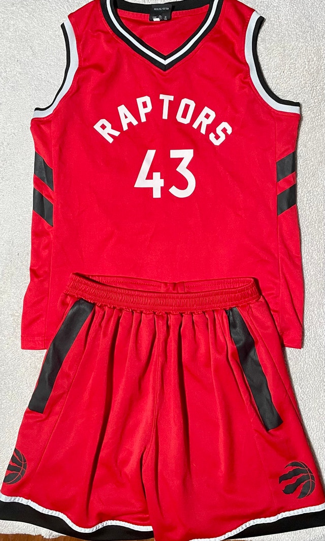 Youth Large Raptors Pascal Siakam #43 Jersey Set