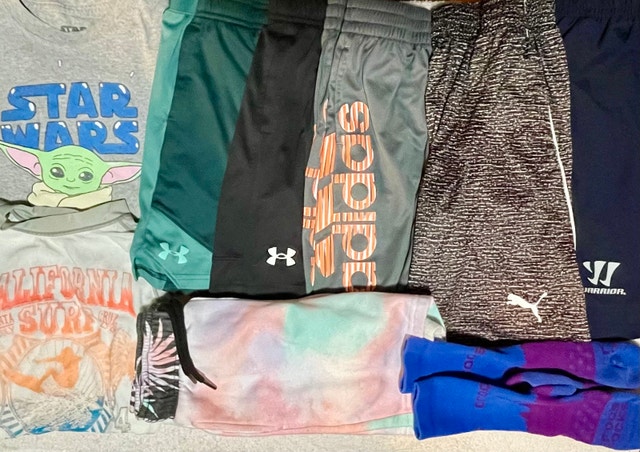 9pc Boys Small Activewear Lot