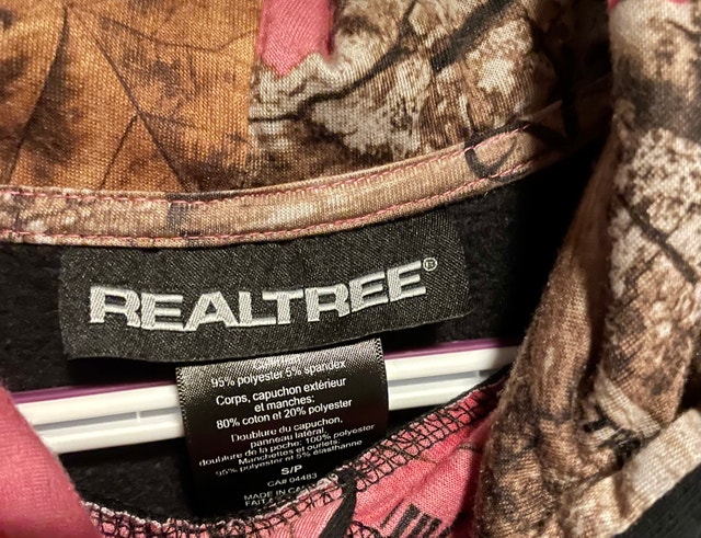 Small RealTree Pink/Camo Hoodie - photo 2