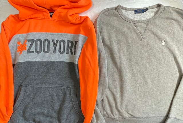 2pc Youth (L/XL) Sweater Bundle - Polo Ralph Lauren & Zoo York