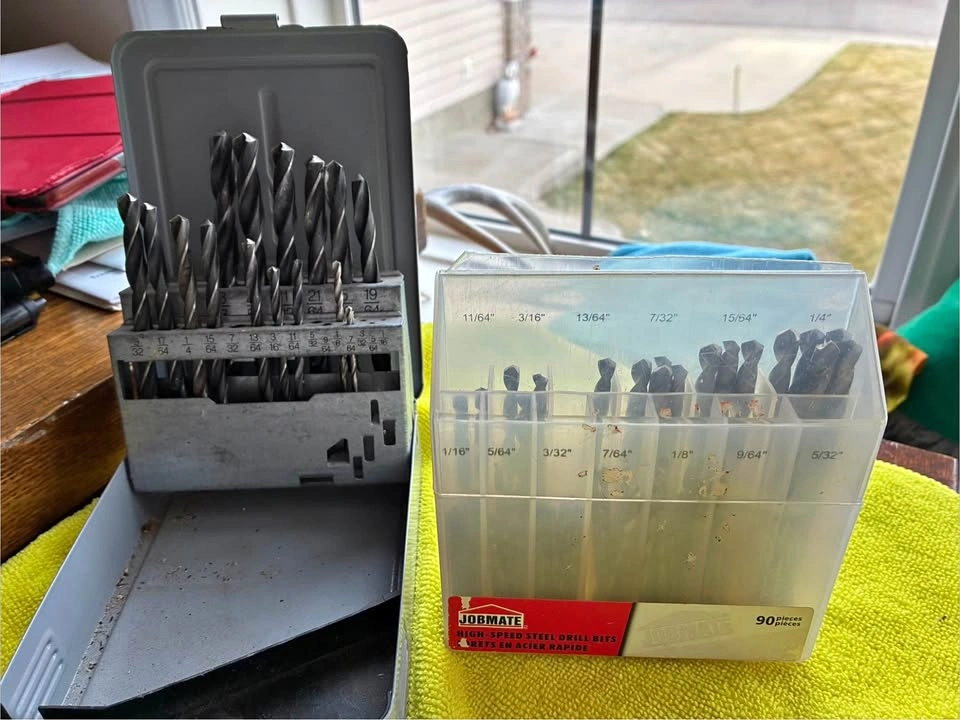 Assorted Drill Bit Sets Lot - Vintage Sears & Jobmate