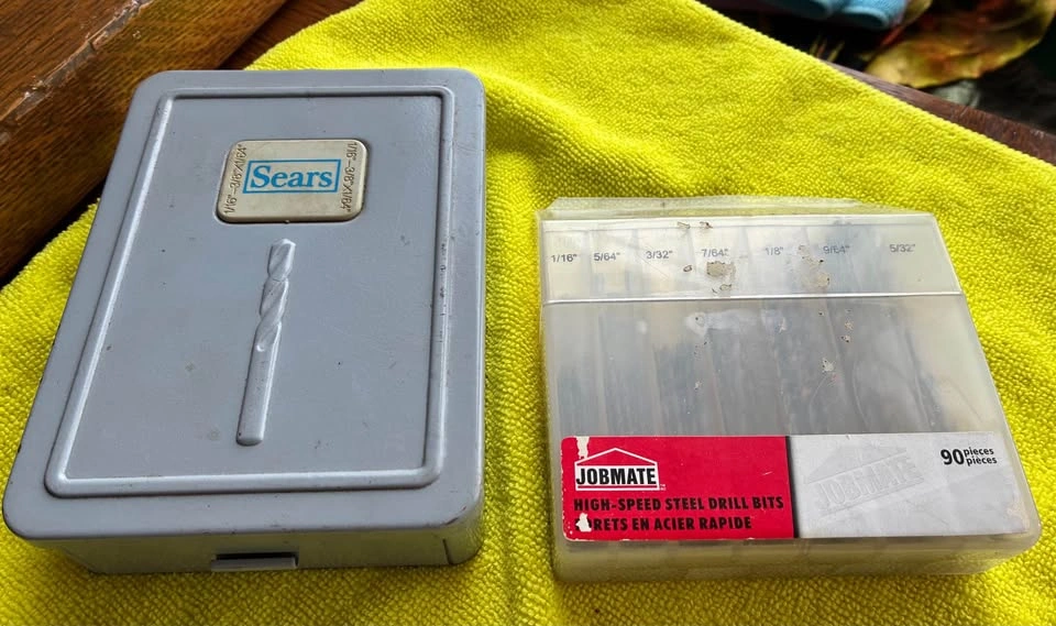 Assorted Drill Bit Sets Lot - Vintage Sears & Jobmate - photo 4