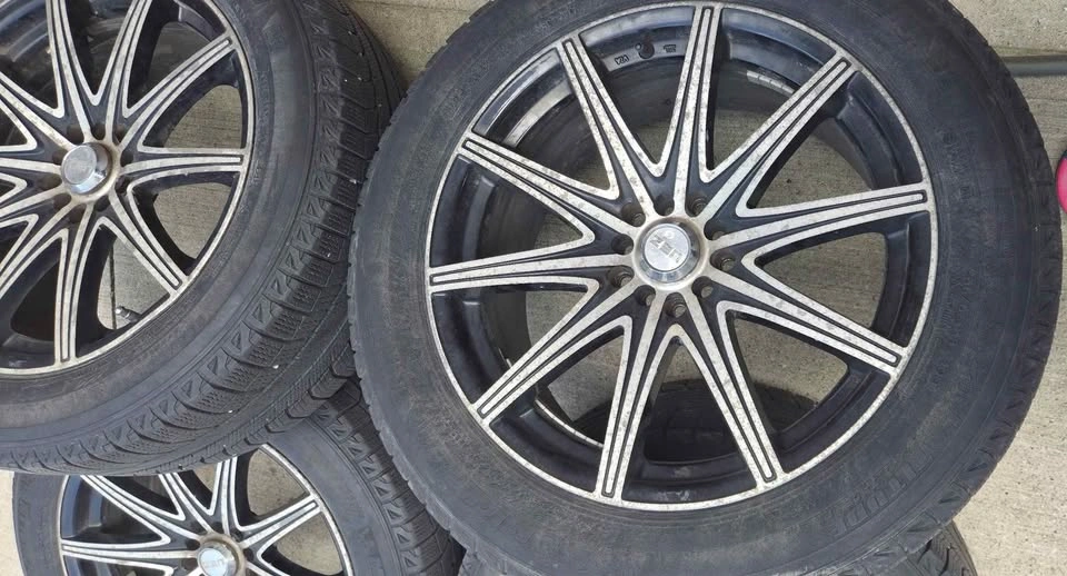 235/55R18 Michelin Winter Tires on 18" Alloy Rims – Set of 4 - photo 2