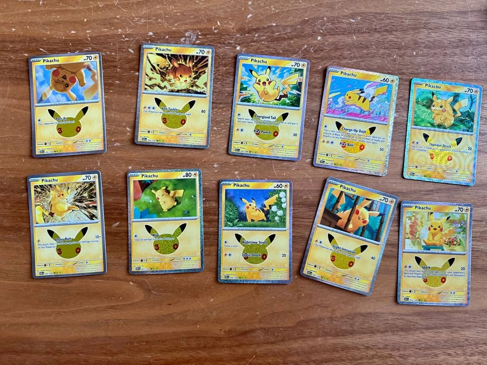 Pikachus from 30th Celebration