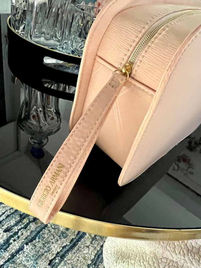 New Giorgio Armani Beauty Makeup Travel Bag - Pink - photo 2