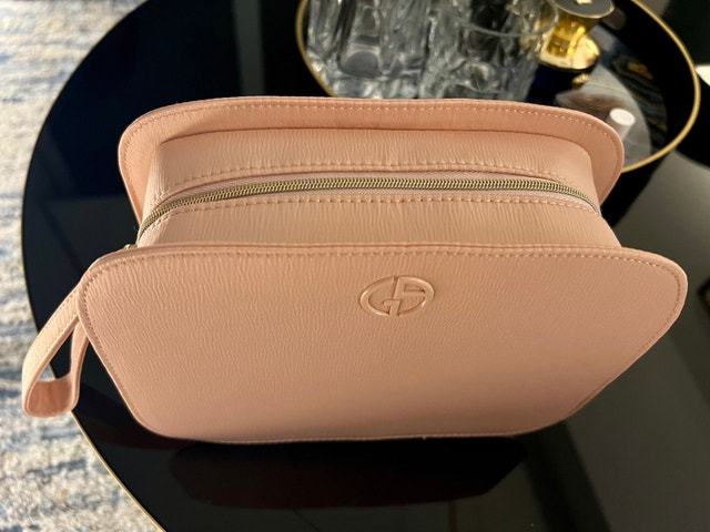 New Giorgio Armani Beauty Makeup Travel Bag - Pink - photo 3