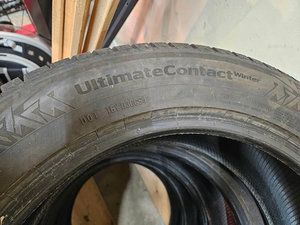 Set of 4 Continental UltimateContact 19 in Winter tires - photo 4