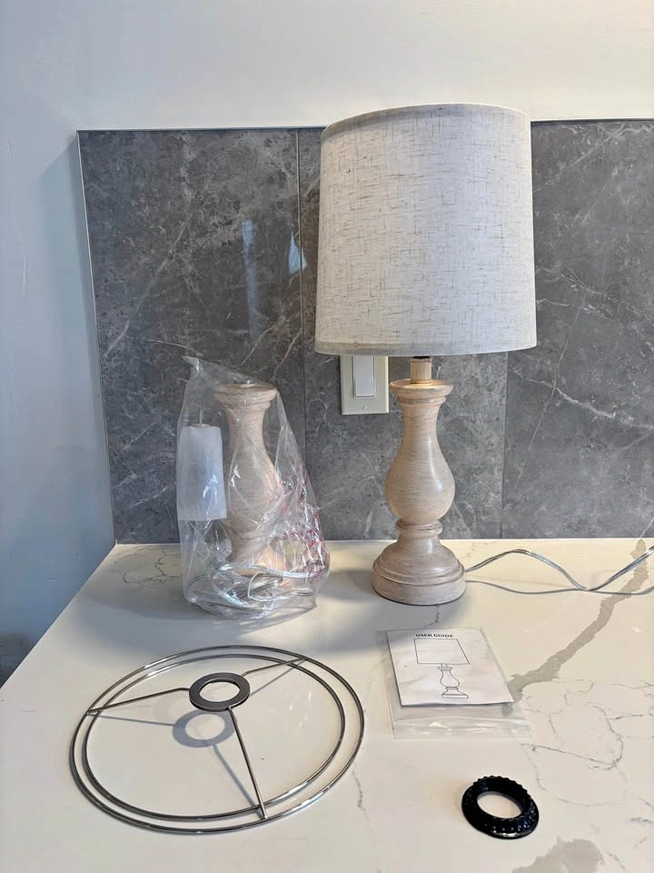 New Fenmzee Resin Table Lamps Set of 2 - Vintage