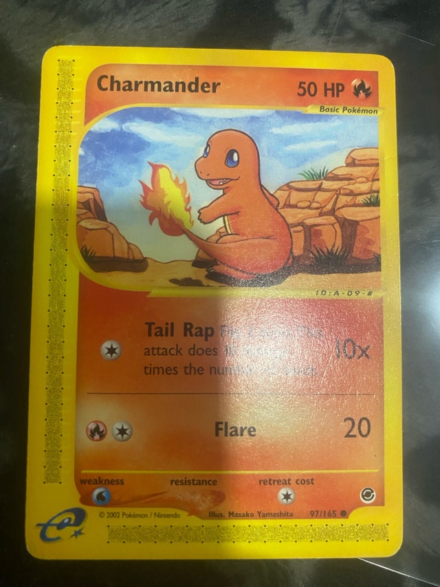 Charmander 17 18 18 97 48 Pokémon Cards