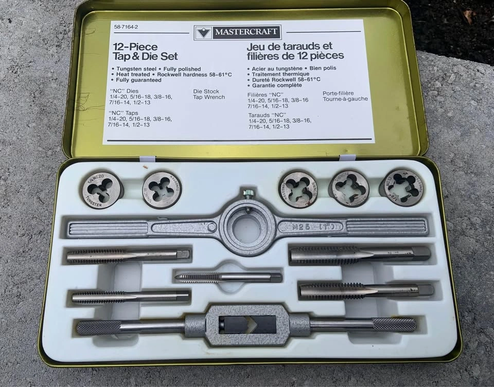 Mastercraft Tap & Die Set