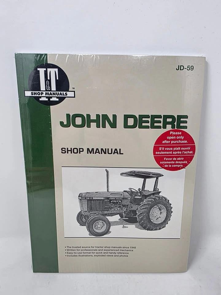John Deere Shop Manual JD-59 2750 2755 2855&2955
