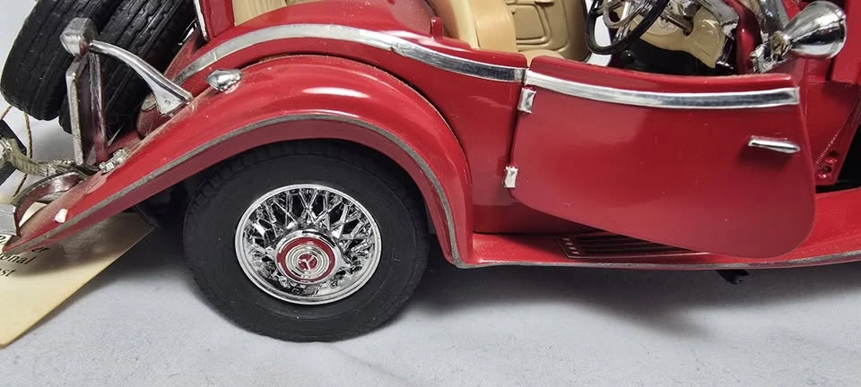VINTAGE Franklin Mint Mercedes Benz 500K Roadster 1983 1:24 - photo 3