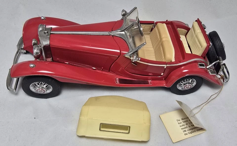 VINTAGE Franklin Mint Mercedes Benz 500K Roadster 1983 1:24 - photo 4