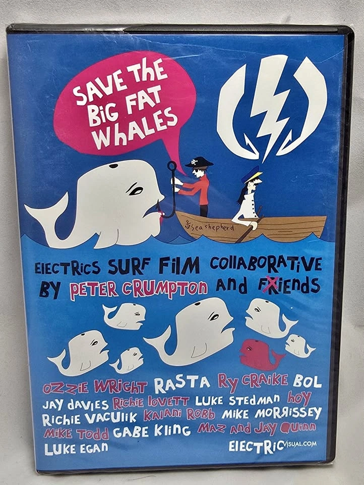 Save The Big Fat Whales -- Surf film by Peter Crumpton -- DVD se