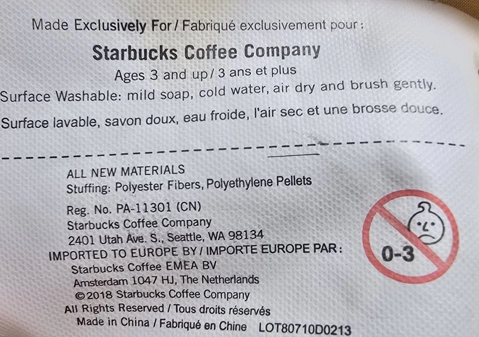 Collectible Starbucks Bearista Bear 2018 147th Edition - photo 4
