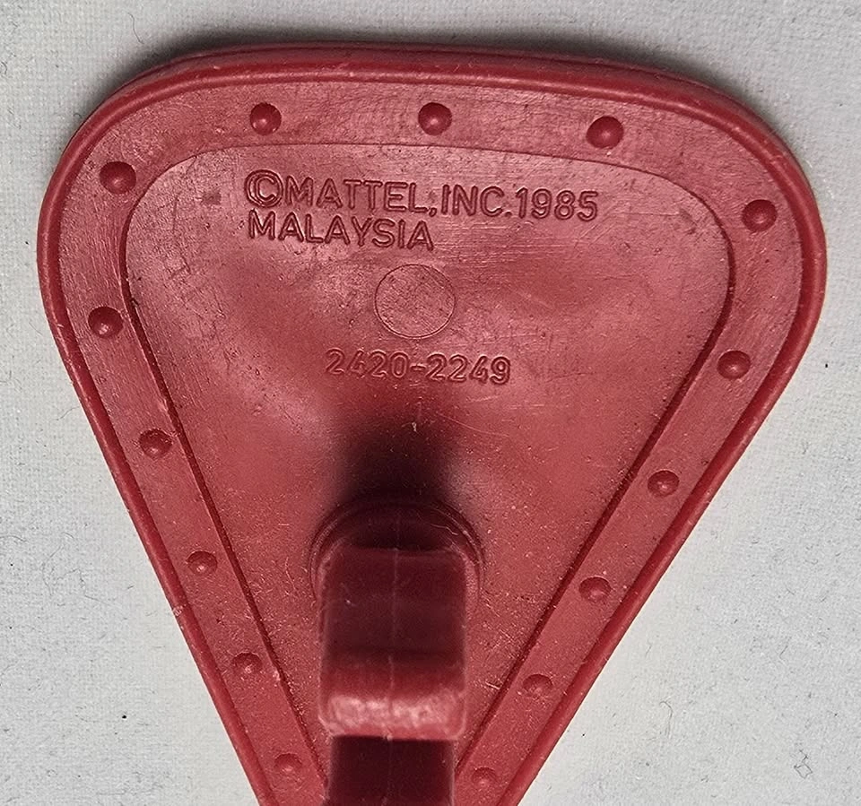 VINTAGE Masters of the Universe MOTU KING HISS shield 1985 - photo 2