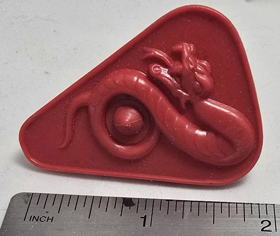 VINTAGE Masters of the Universe MOTU KING HISS shield 1985 - photo 4