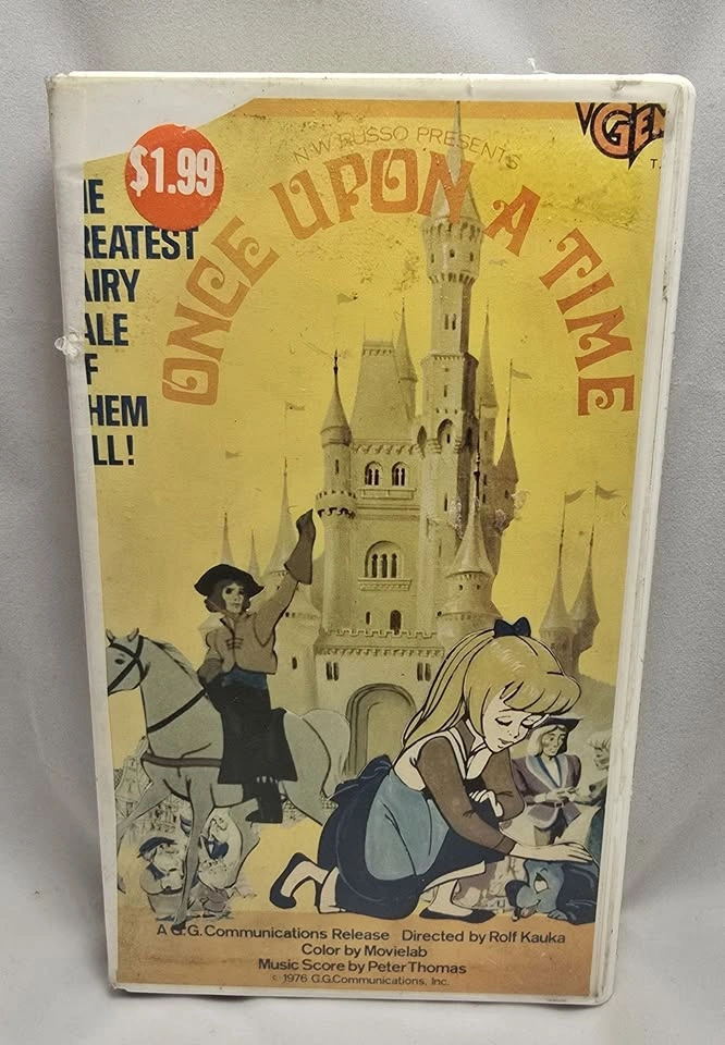 Once Upon A Time (1976) VHS - Rare Animated Cult Classic - photo 2