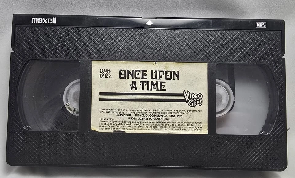 Once Upon A Time (1976) VHS - Rare Animated Cult Classic - photo 5